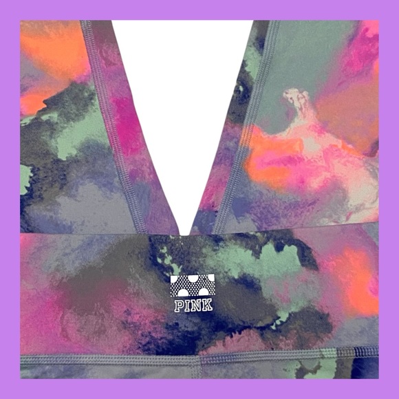 PINK VS WATERCOLOR BLING HOODIE AND LEGGINGS SET - Picture 7 of 9